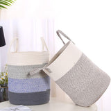 Load image into Gallery viewer, Cotton Rope Laundry Basket with Handle