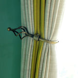 Load image into Gallery viewer, 2 Pcs U-Shape Vintage Metal Curtain Holdbacks for Wall Mounted