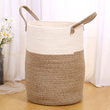 Load image into Gallery viewer, Cotton Rope Laundry Basket with Handle